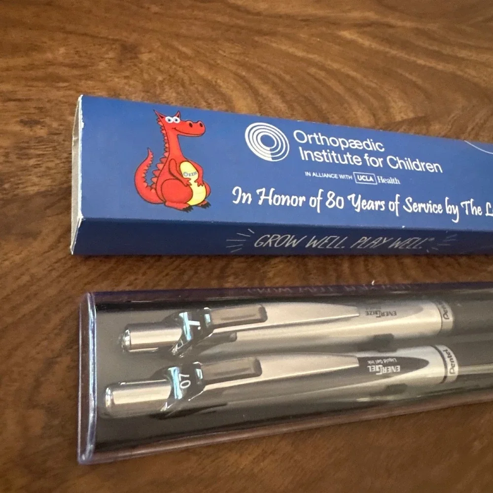 Pentel EnerGel Pen Pencil Set UCLA Health Orthopaedic Institute Volunteer Gift